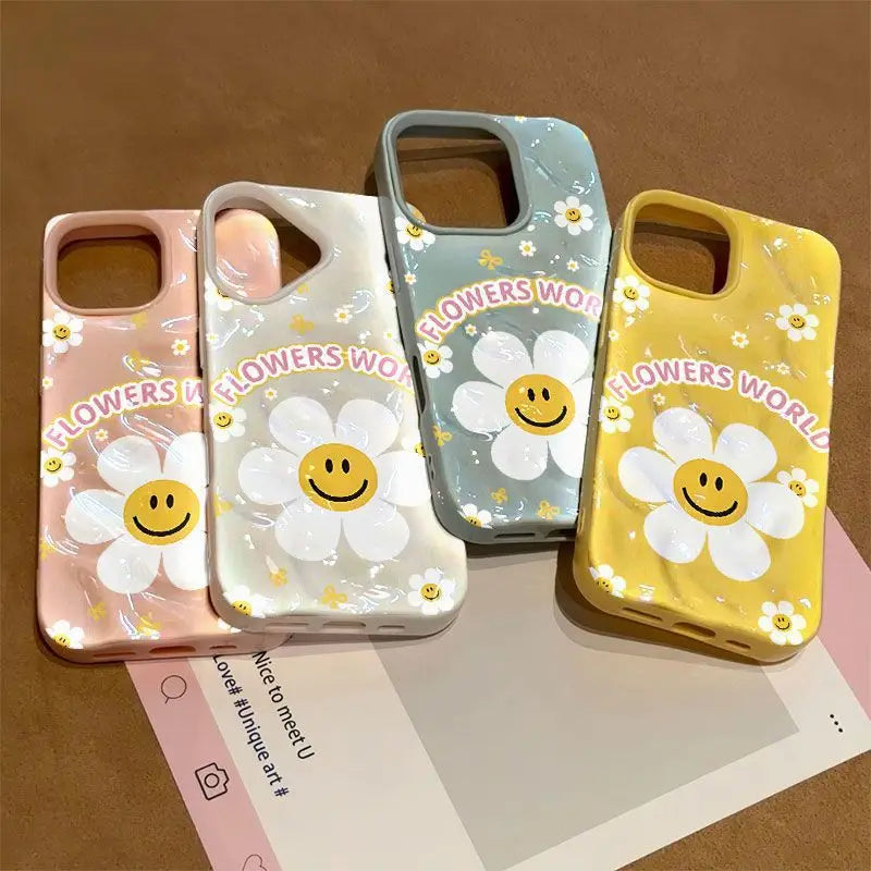 Aesthetic Phone Cases Ink Screen Smart Phone case iphone 17/16/15... Pro Max Assorted Phone Cases Mixed Cell Phone Display case