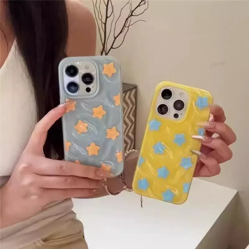 Aesthetic Phone Cases Ink Screen Smart Phone case iphone 17/16/15... Pro Max Assorted Phone Cases Mixed Cell Phone Display case