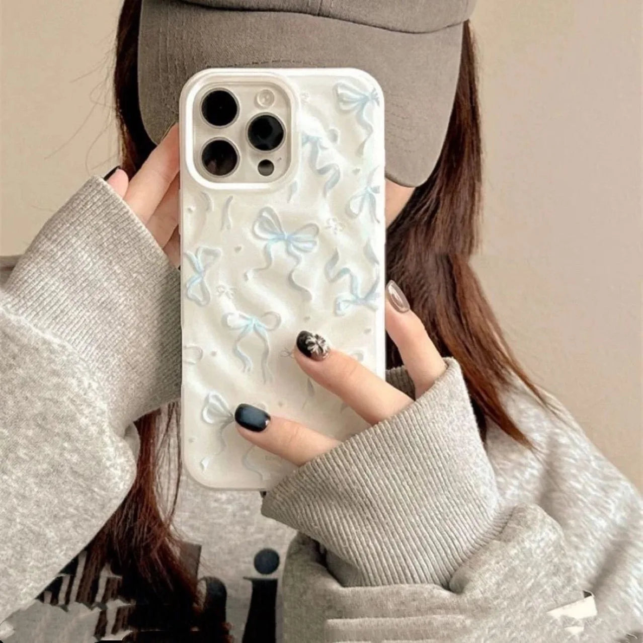 Aesthetic Phone Cases Ink Screen Smart Phone case iphone 17/16/15... Pro Max Assorted Phone Cases Mixed Cell Phone Display case