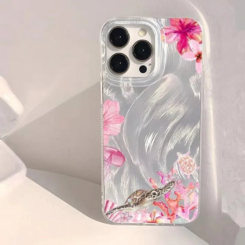 Waterproof Phone case with Speaker Bling Mirror Custom Design Girls' Phone case Smart Phone case iphone 17 Pro Max Chrome Hearts