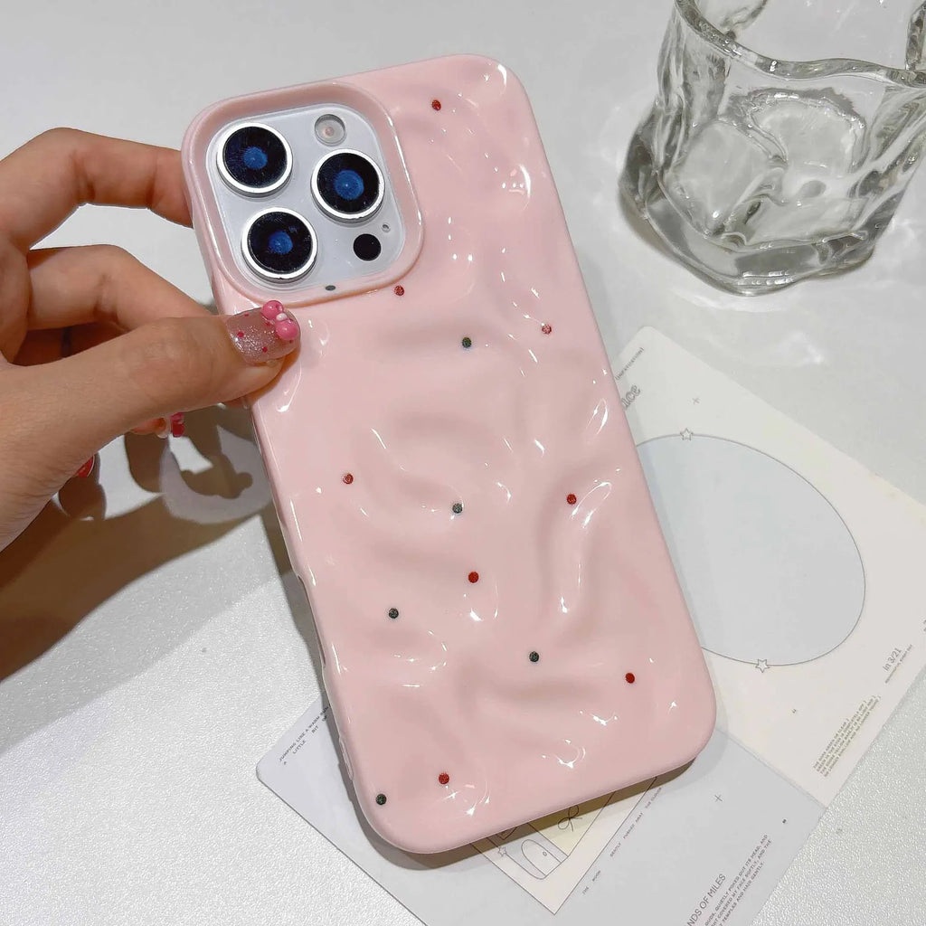 Aesthetic Phone Cases Ink Screen Smart Phone case iphone 17/16/15... Pro Max Assorted Phone Cases Mixed Cell Phone Display case