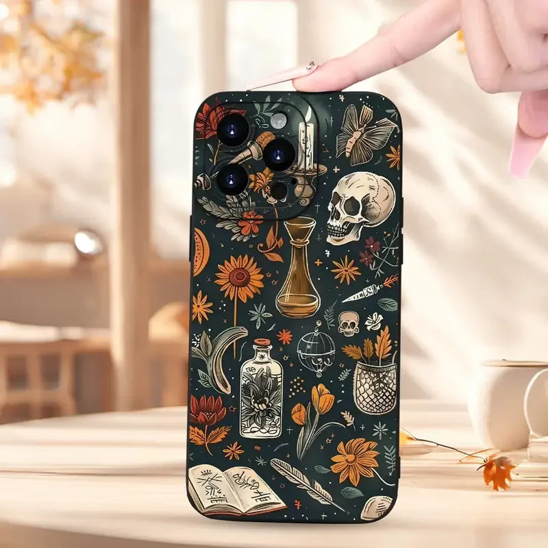 Aesthetic Phone Cases Ink Screen Smart Phone case iphone 17/16/15... Pro Max Assorted Phone Cases Mixed Cell Phone Display case