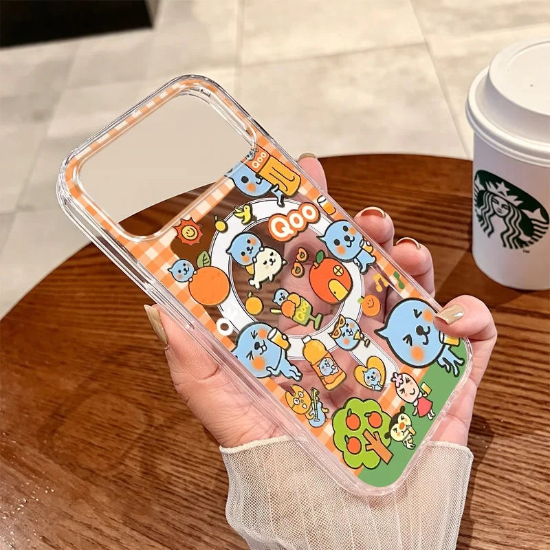 Aesthetic Luxury Premium Sausage Puppy Phone Case,magnetic Rechargeable Phone Waterproof Back case Phone case iphone 17 16 15...