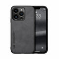 Luxury Leather Case For iPhone 17 16 16e 15 14 13 12 11 Pro Max Plus 12 13 Mini SE 8 7 Cover With Metal Plate Support Car Hold
